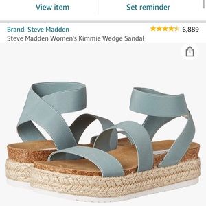Steve Madden Size 9 Teal Sandal